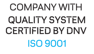 COMPANY WITH QUALITY SYSTEM CERTIFIED BY DNV